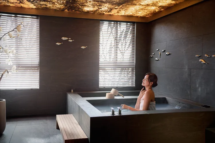 阿樹國際旅店採用工研院研發的還原溫泉晶礦，經由高壓氧溫泉機將晶礦水質改變為白磺泉溫泉，提供旅客在城市內即可享受泡湯樂趣。阿樹國際旅店提供