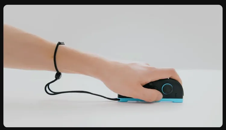 Joy-Con控制器新增滑鼠遊戲模式功能。翻攝任天堂YouTube