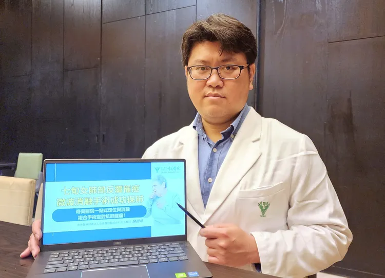 奇美醫院胸腔外科主治醫師陳照坤。奇美醫院提供