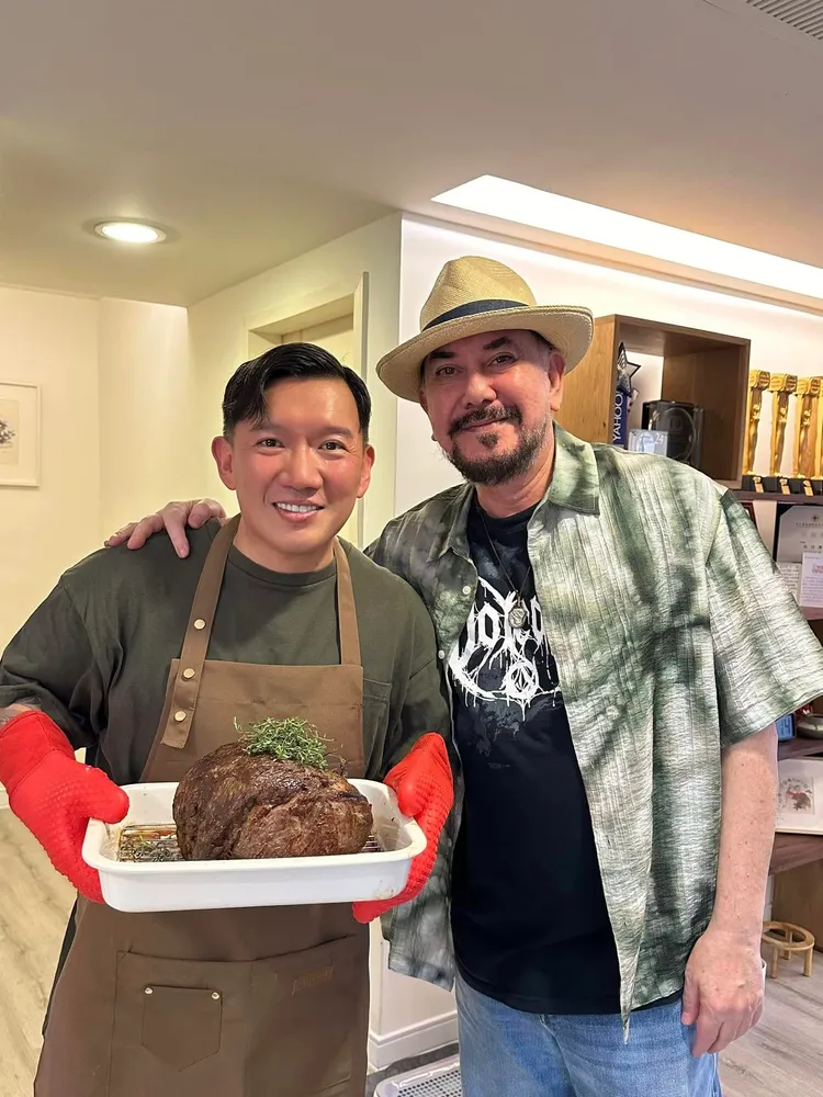 黃秋生（右）與杜汶澤曾經鬧翻又和好。翻攝杜汶澤臉書