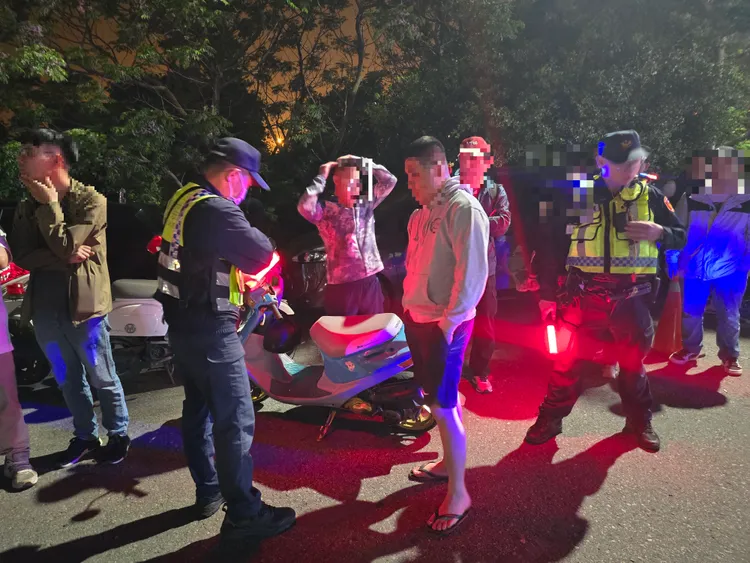 清水警分局表示，大甲媽回鑾期間仍將加強取締。民眾提供