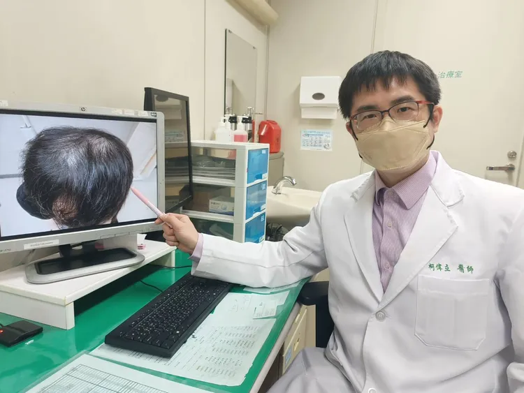 柯偉立主任表示，雄性禿、休止期脫髮、與圓形禿是其門診最常見的掉髮種類。中港澄清醫院提供