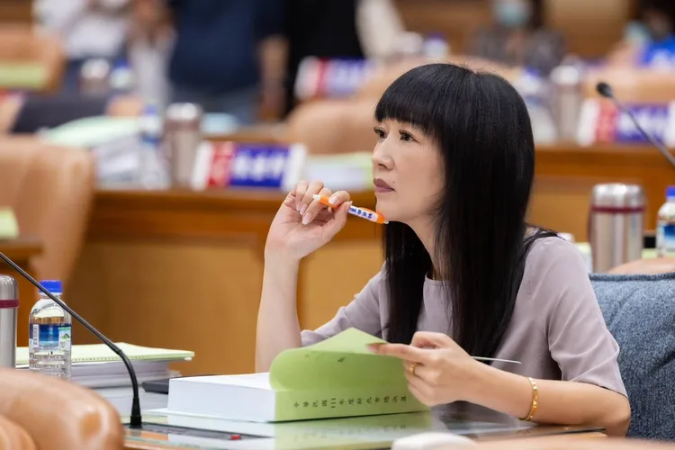 蔡淑君批執政黨標榜「抗中保台」淪為空話，內部的防諜機制形同虛設。黨團提供