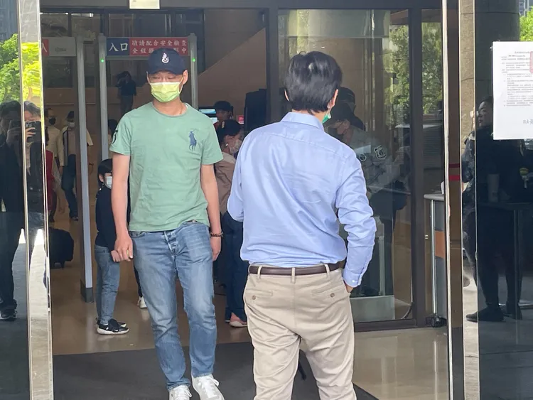 廖力廷出庭。張沛森攝