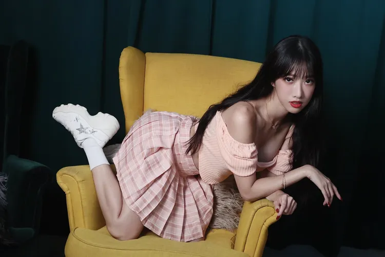 楊若歆近年加入啦啦隊，身兼舞蹈總監，熱愛韓舞。彭欣偉攝　