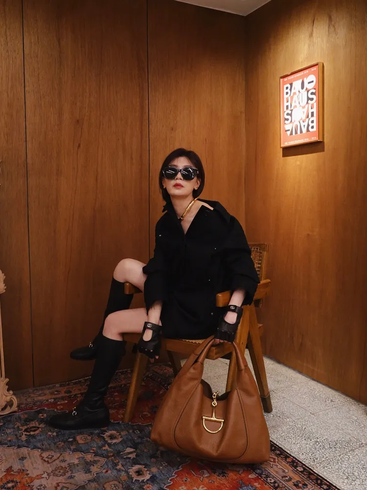 賈靜雯。品牌提供