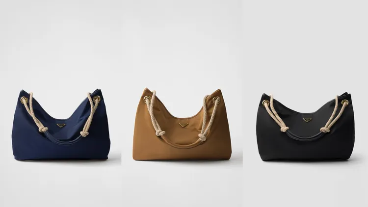 PRADA Re-Nylon Mariner肩背袋，7萬6000元。品牌提供