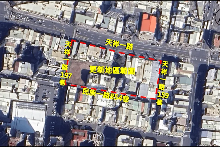覆鼎金北營區更新地區範圍