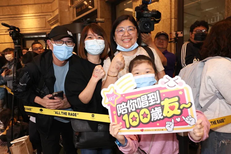 張學友歌迷要陪他唱到100歲。彭欣偉攝