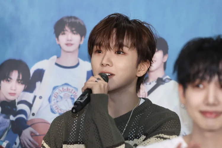 WOONHAK覺得自己最像鄰家男孩。彭欣偉攝