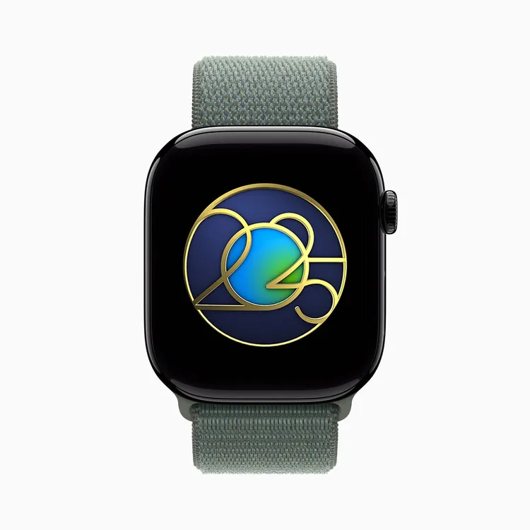 4月22日，Apple Watch 使用者只要完成30分鐘 (含) 以上的任何體能訓練，即可獲得世界地球日限量版獎章。Apple官網
