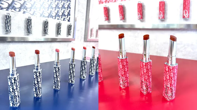Dior癮誘唇膏各1550元，限量外殼各1200元。張家玲攝