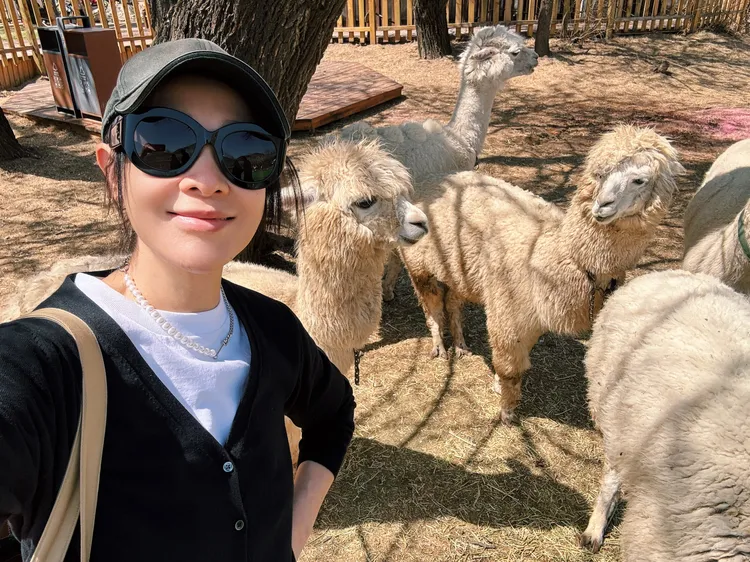 劉若英體驗呼和浩特當地特色。圖／相信音樂提供