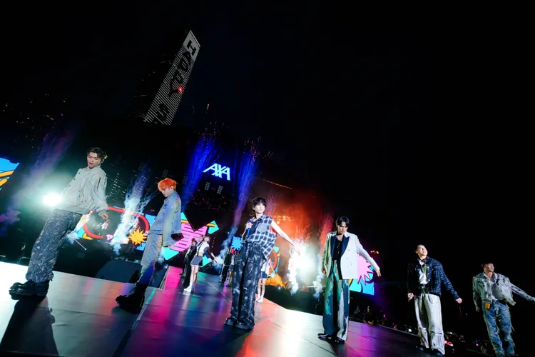 九澤CP與師弟U:NUS合唱《暈嗎》。圖／J’s娛樂工廠提供