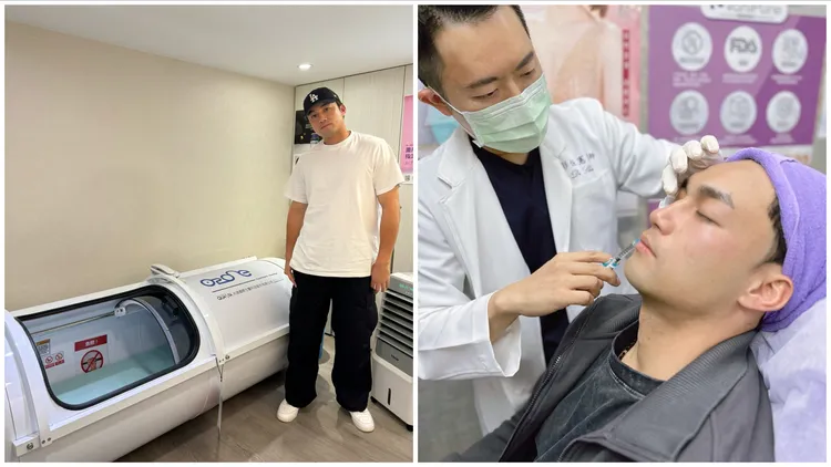 統一獅球員潘傑楷，透露近日也嘗試做醫美，改善日曬後顯老的膚況。愛爾麗提供