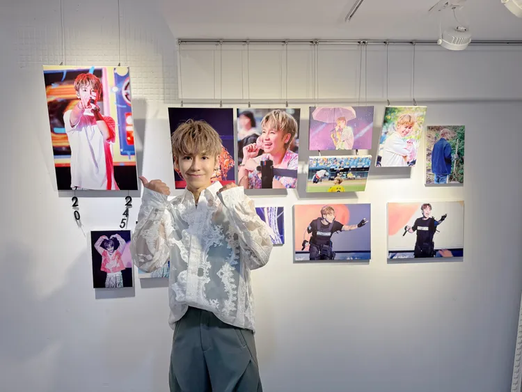 鼓鼓鐵粉為他生日舉辦展覽。圖／相信音樂提供