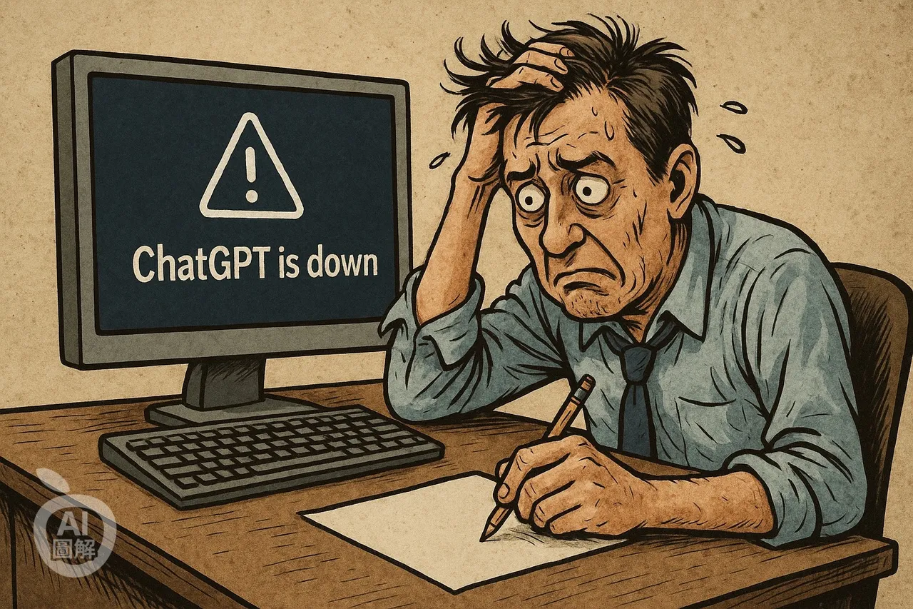 ChatGPT掛了=下班