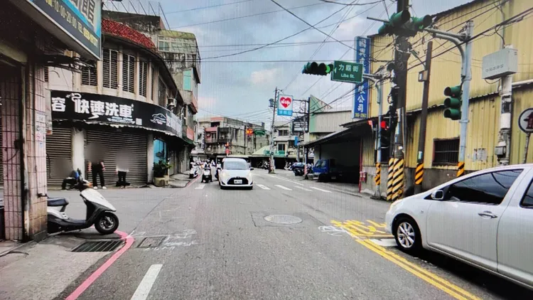 車禍路段。八德警分局提供