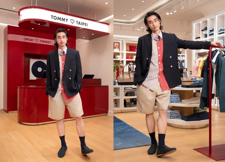 章廣辰的西裝外套造型可正式可休閒，相當實穿。品牌提供