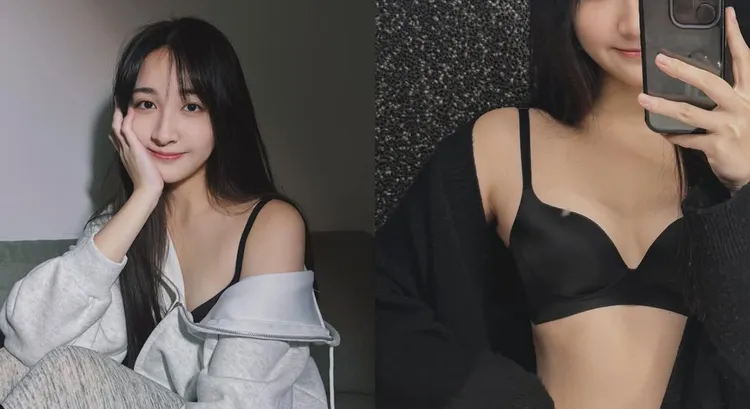 于齊薇秀火辣內衣照。翻攝于齊薇IG