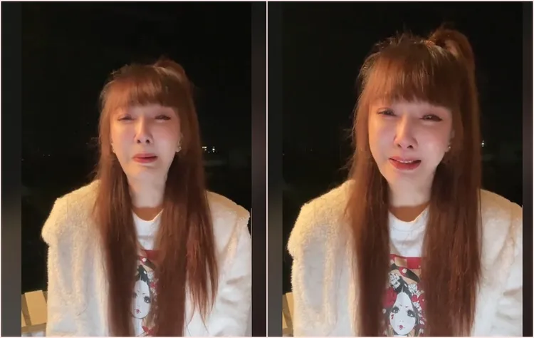 胡文英痛哭自己的帳號都不見了。翻攝自胡文英臉書