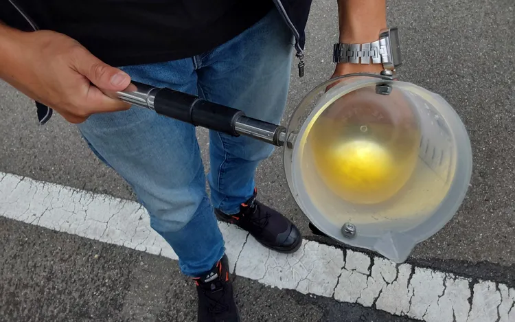 環保局派員稽查。環保局提供