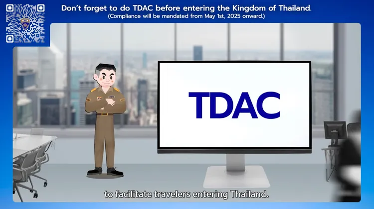 TDAC申請可在出發前3天上網填寫。翻攝Thailand Digital Arrival Card (TDAC)官方YouTube