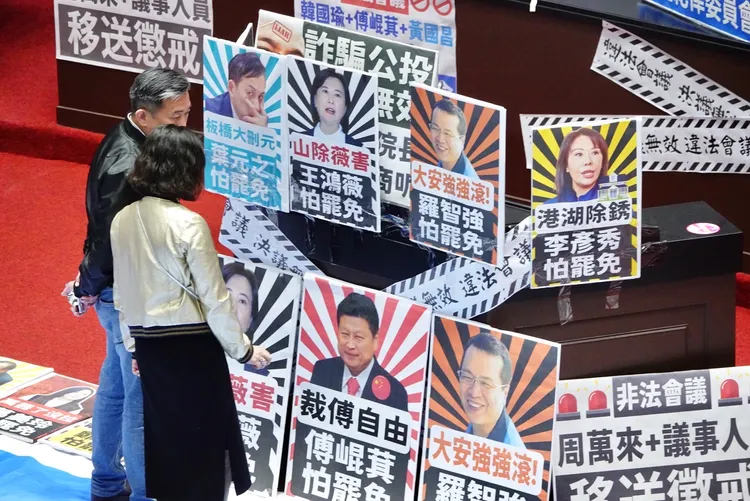 罷免案死亡連署、偽造簽名頻傳。記者莊宗達攝