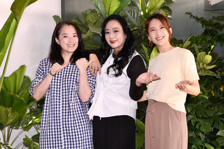 高伊玲（左起）、高慧君、范宸菲今為戲宣傳。莊宗達攝