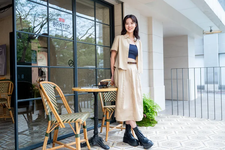 林予晞表示UNIQLO BRATOP讓她一試就愛上。品牌提供
