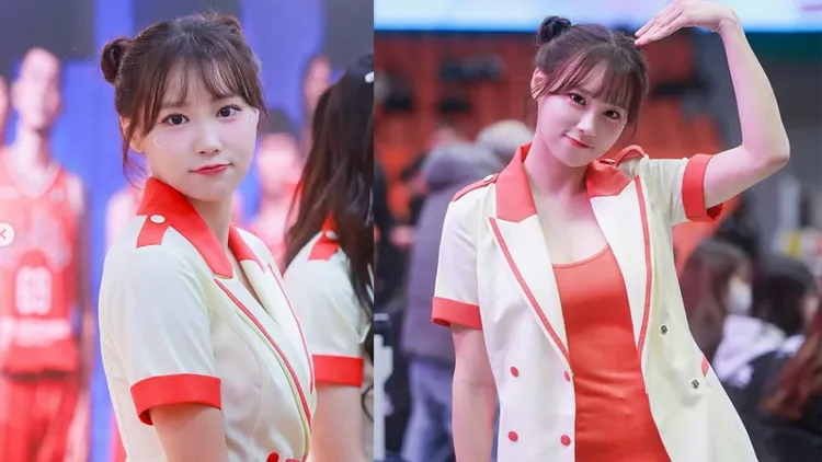 韓國啦啦隊朴善珠被讚超親民。翻攝自朴善珠IG