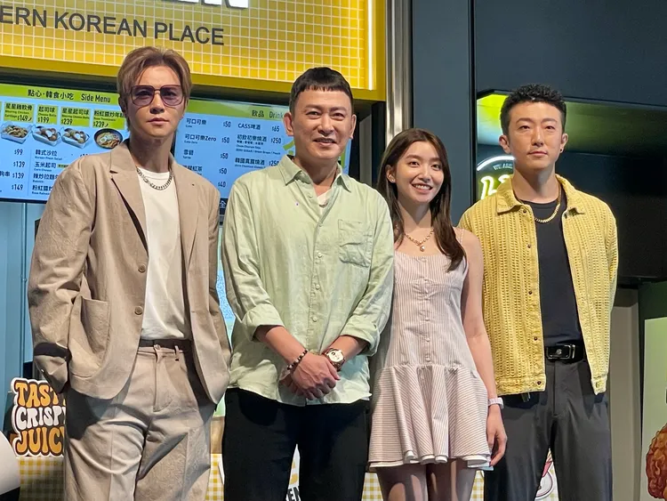 羅志祥（左起）、王識賢、陳怡佳和懷秋。王郁惠攝