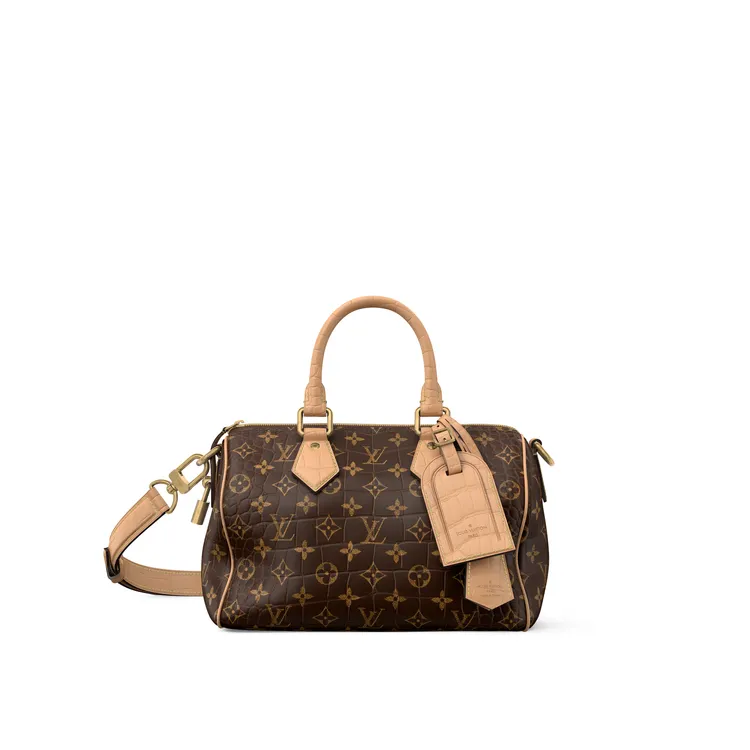 Speedy P9 25鱷魚皮包款，145萬元。品牌提供