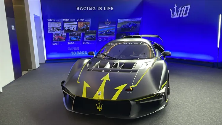 此輛由臺灣藏家大方展出的全球限量之作，透過 Maserati 臺灣總代理蒙地拿精心策劃，在 GT2 Stradale 發表會當日驚喜登場。林浩昇攝