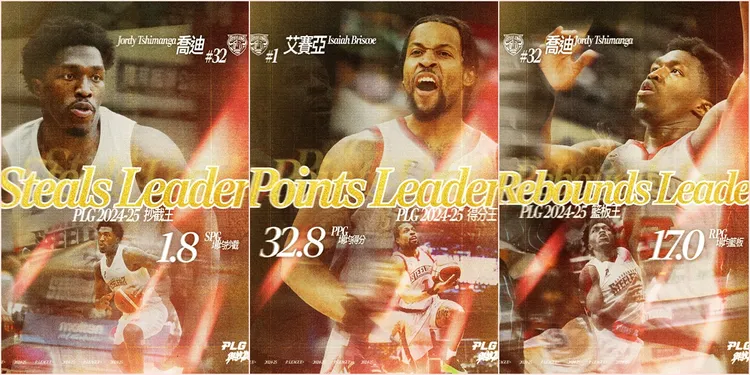 喬迪拿下板、阻攻及抄截三冠王，艾賽亞則是拿下得分、助攻雙冠王。PLG提供