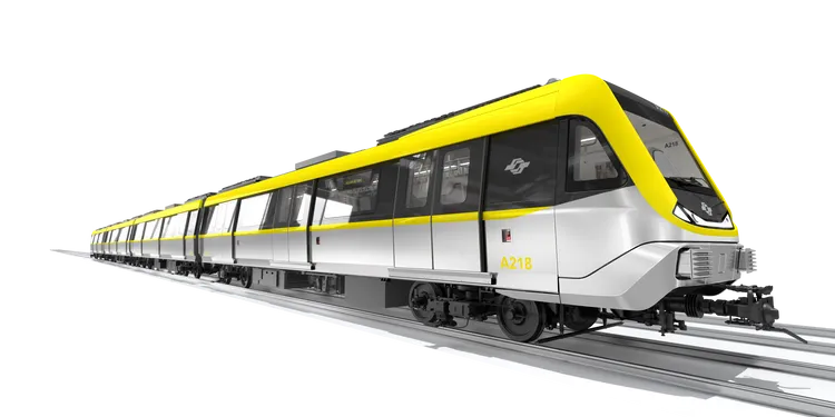 環狀線車門外觀示意圖。台北捷運局提供