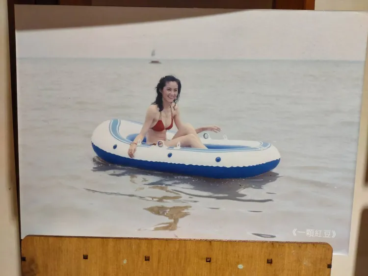 林青霞的比基尼劇照也難得曝光。王思穎攝