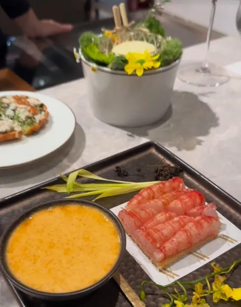 生日大餐讓陳喬恩很滿意。翻攝Alan IG