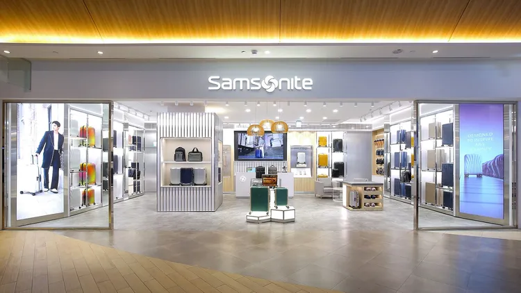 Samsonite南港lalaport全新概念店。業者提供