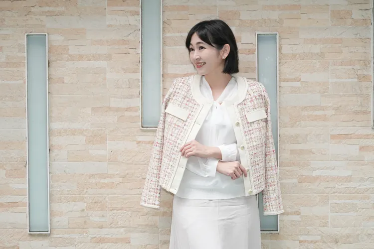 蔡燦得放話歡迎追求她。彭欣偉攝