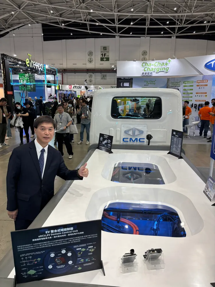 中華汽車攜手供應鏈共同開發國產化關鍵零組件 ，ET35在地化比率逾九成。業者提供