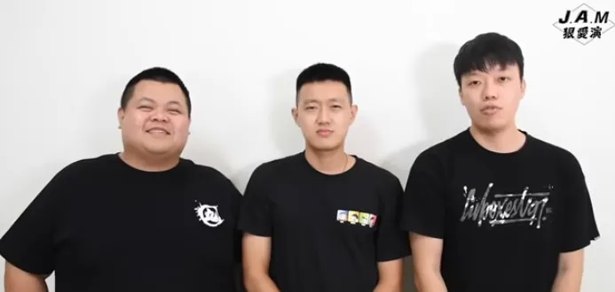 「狠愛演」由大蛇丸（左起）、牛排及胡椒經營，曾圈粉無數。翻攝「狠愛演」YT