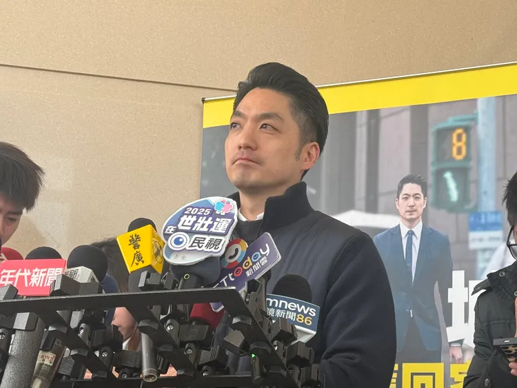 蔣萬安當時回應北市府緩拆除、依法列管。記者張綵茜攝