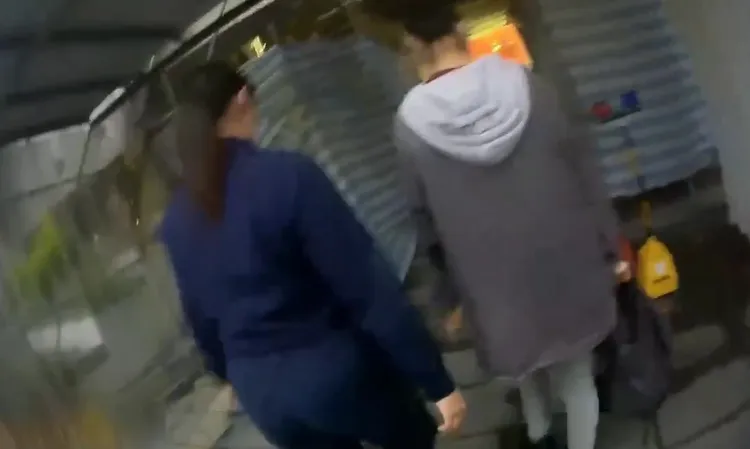 陳女到案說明。警方提供