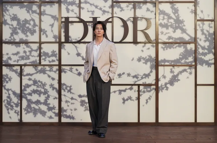 山下智久出席Dior 2025早秋系列女裝大秀。品牌提供