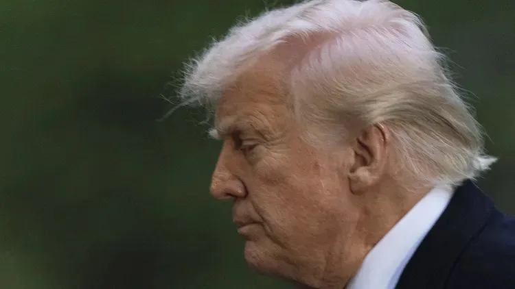 川普結束度假返回白宮。美聯社
