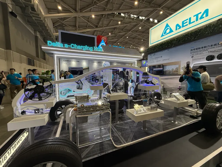 台達電電控與散熱解決方案。呂承哲攝