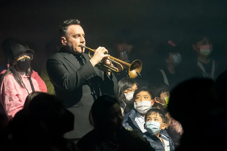 瑞士小號手Yannick Barman（亞尼克·巴曼）。圖／麥丁文化提供