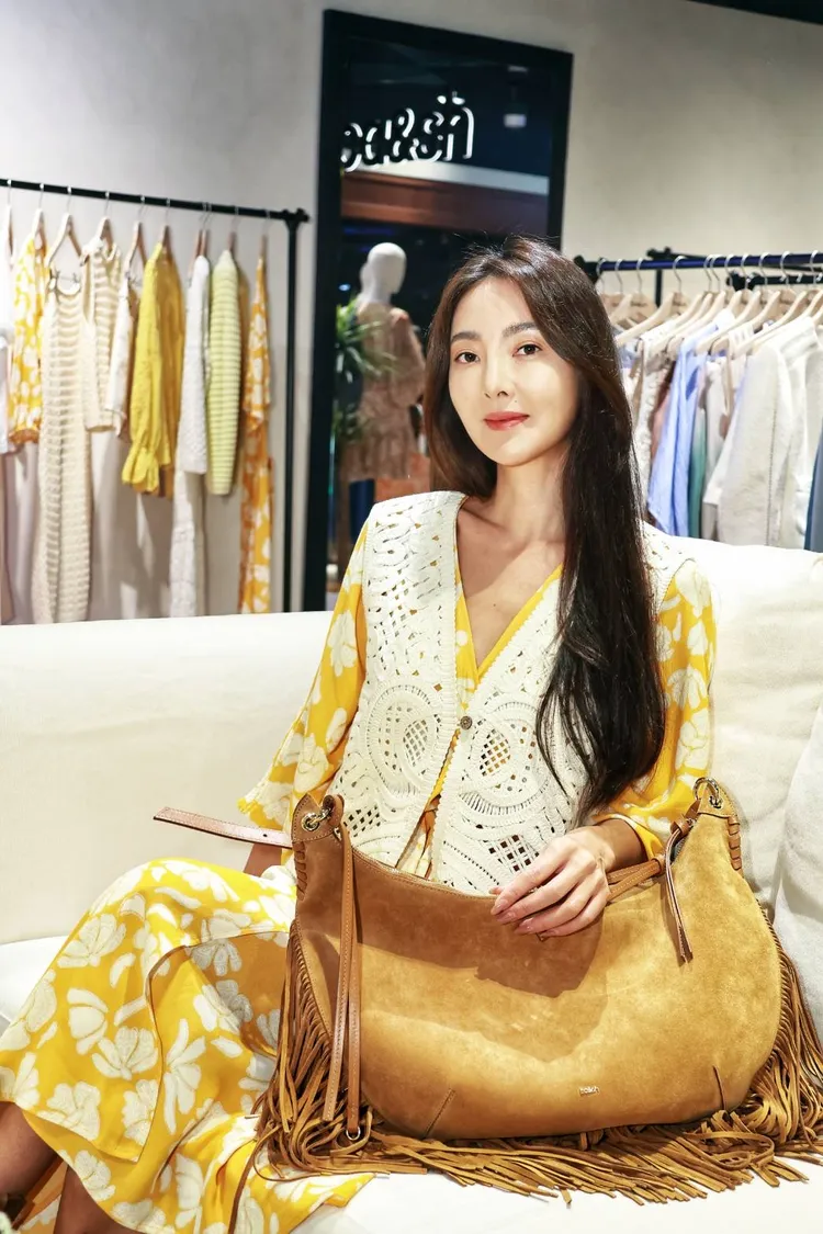 吳速玲出席ba&sh 2025春夏新品鑑賞會。攝影中心攝