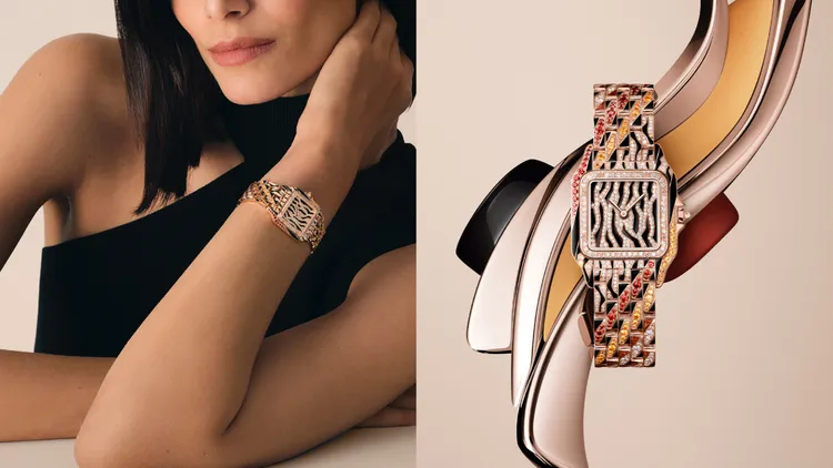 卡地亞美洲豹系列腕錶。品牌提供